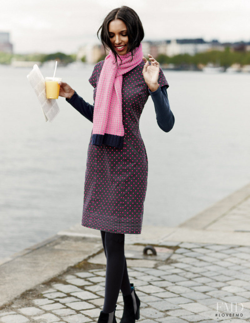 Jasmine Tookes featured in  the Boden catalogue for Autumn/Winter 2013