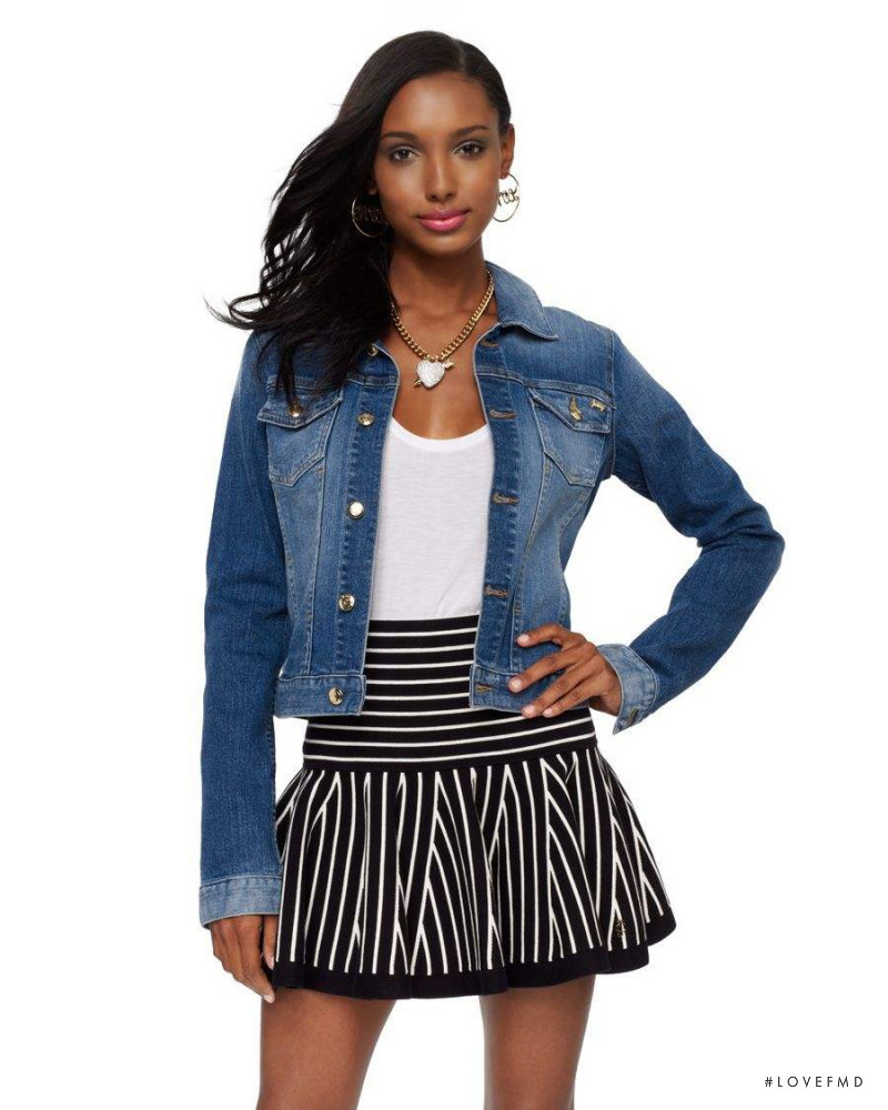 Jasmine Tookes featured in  the Juicy Couture catalogue for Spring/Summer 2014