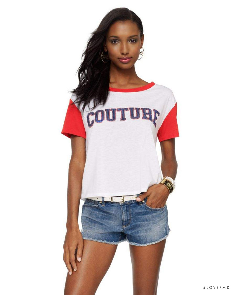 Jasmine Tookes featured in  the Juicy Couture catalogue for Spring/Summer 2014