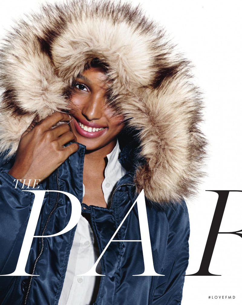 Jasmine Tookes featured in  the J.Crew lookbook for Winter 2013