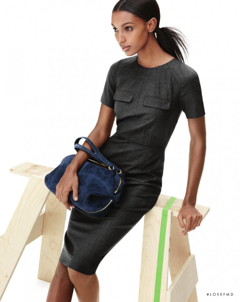 Jasmine Tookes featured in  the J.Crew lookbook for Winter 2013