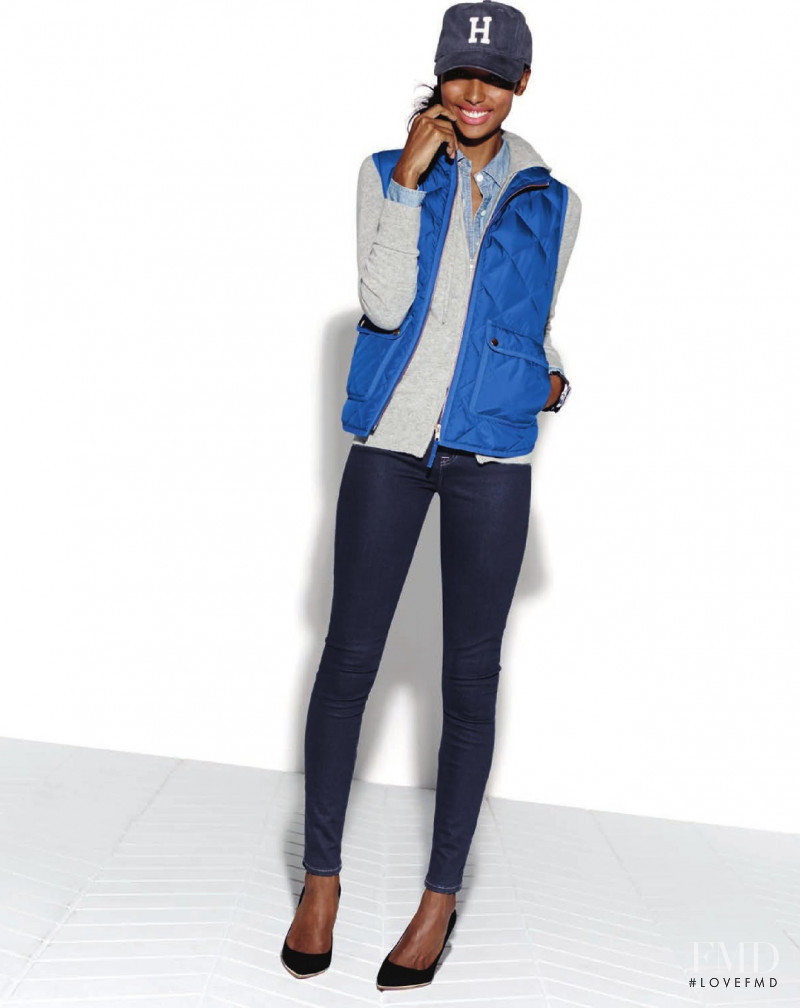 Jasmine Tookes featured in  the J.Crew lookbook for Winter 2013