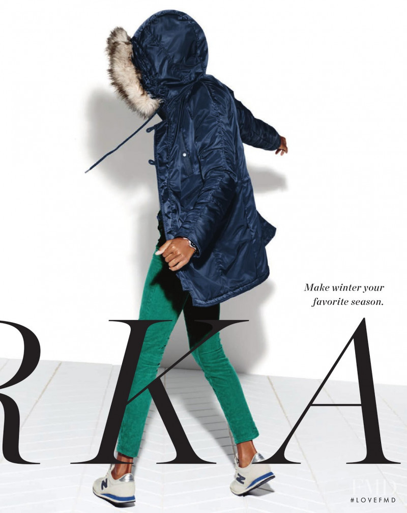 Jasmine Tookes featured in  the J.Crew lookbook for Winter 2013