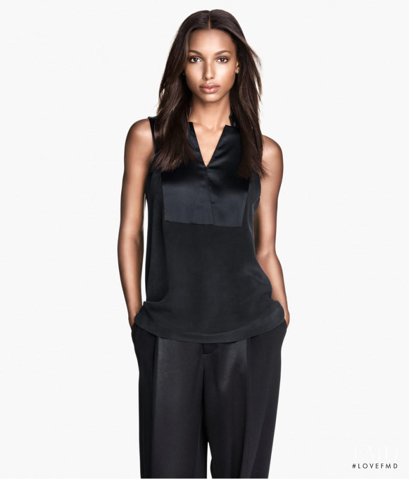 Jasmine Tookes featured in  the H&M catalogue for Fall 2014