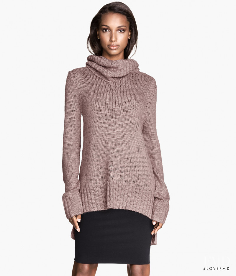 Jasmine Tookes featured in  the H&M catalogue for Fall 2014