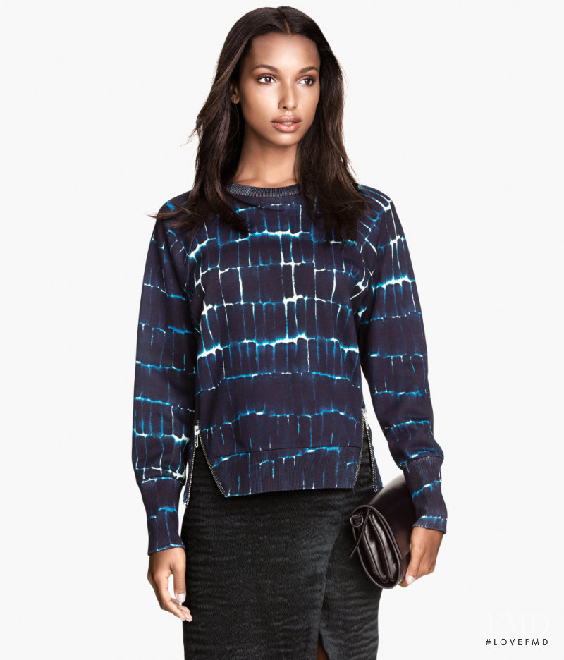 Jasmine Tookes featured in  the H&M catalogue for Fall 2014