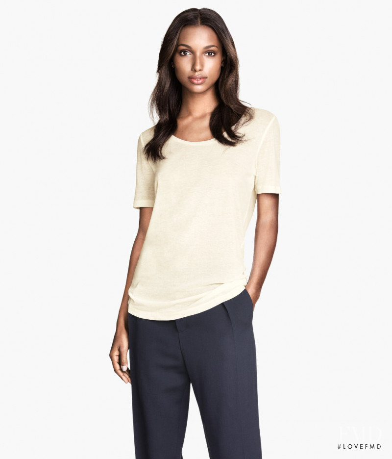 Jasmine Tookes featured in  the H&M catalogue for Fall 2014