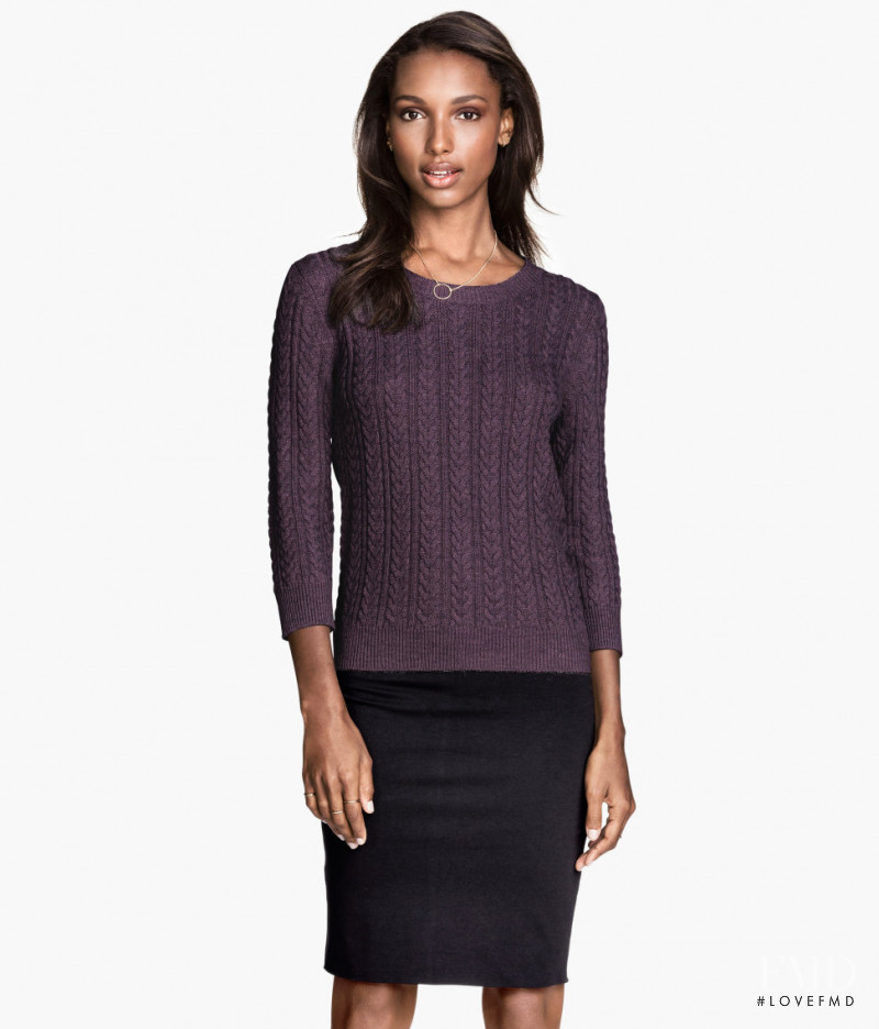 Jasmine Tookes featured in  the H&M catalogue for Fall 2014