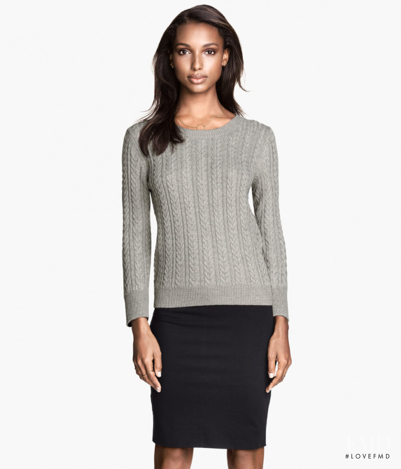 Jasmine Tookes featured in  the H&M catalogue for Fall 2014