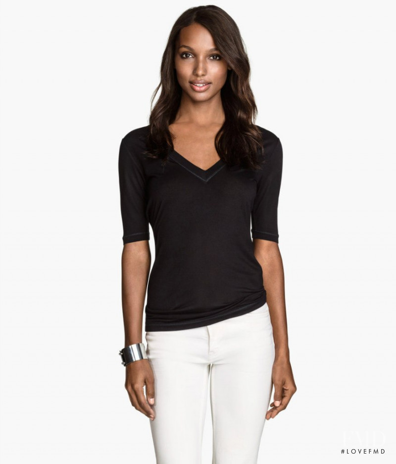 Jasmine Tookes featured in  the H&M catalogue for Summer 2015