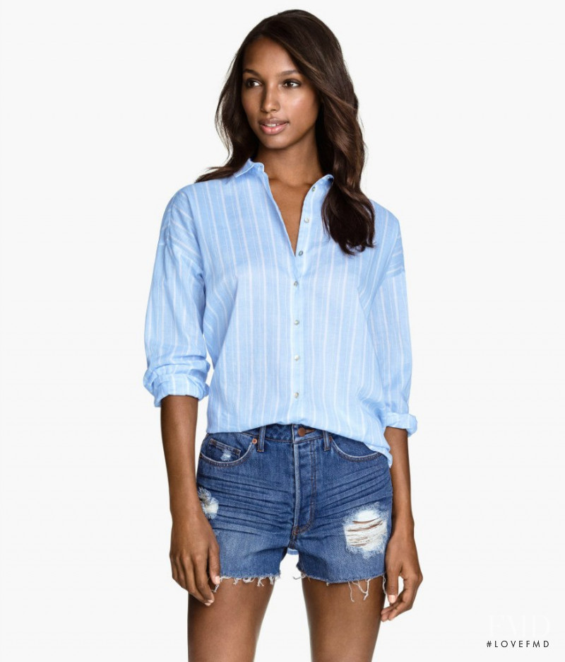 Jasmine Tookes featured in  the H&M catalogue for Summer 2015