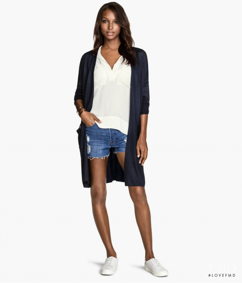 Jasmine Tookes featured in  the H&M catalogue for Summer 2015