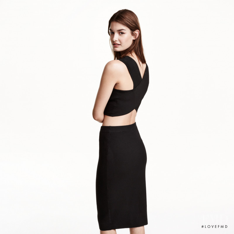 Ophélie Guillermand featured in  the H&M catalogue for Summer 2015