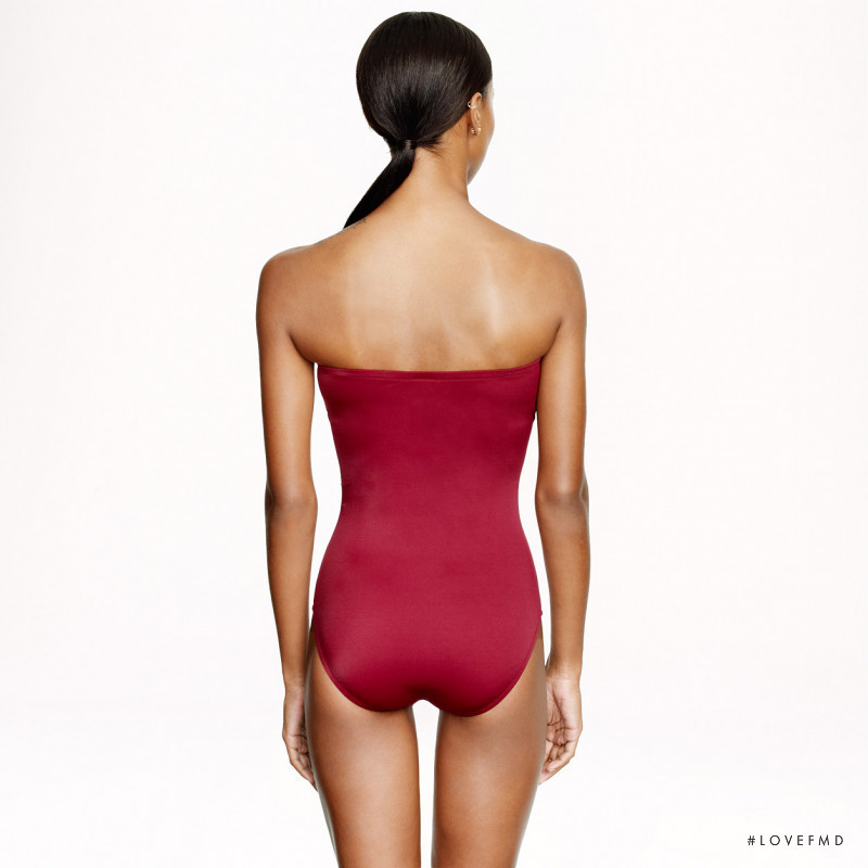 Jasmine Tookes featured in  the J.Crew Swimwear catalogue for Fall 2014