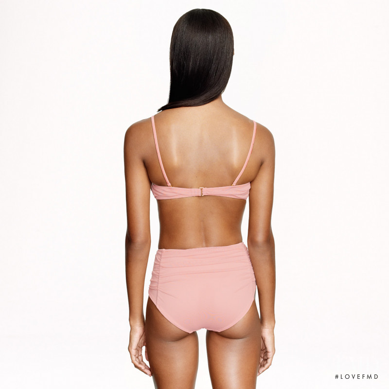 Jasmine Tookes featured in  the J.Crew Swimwear catalogue for Fall 2014