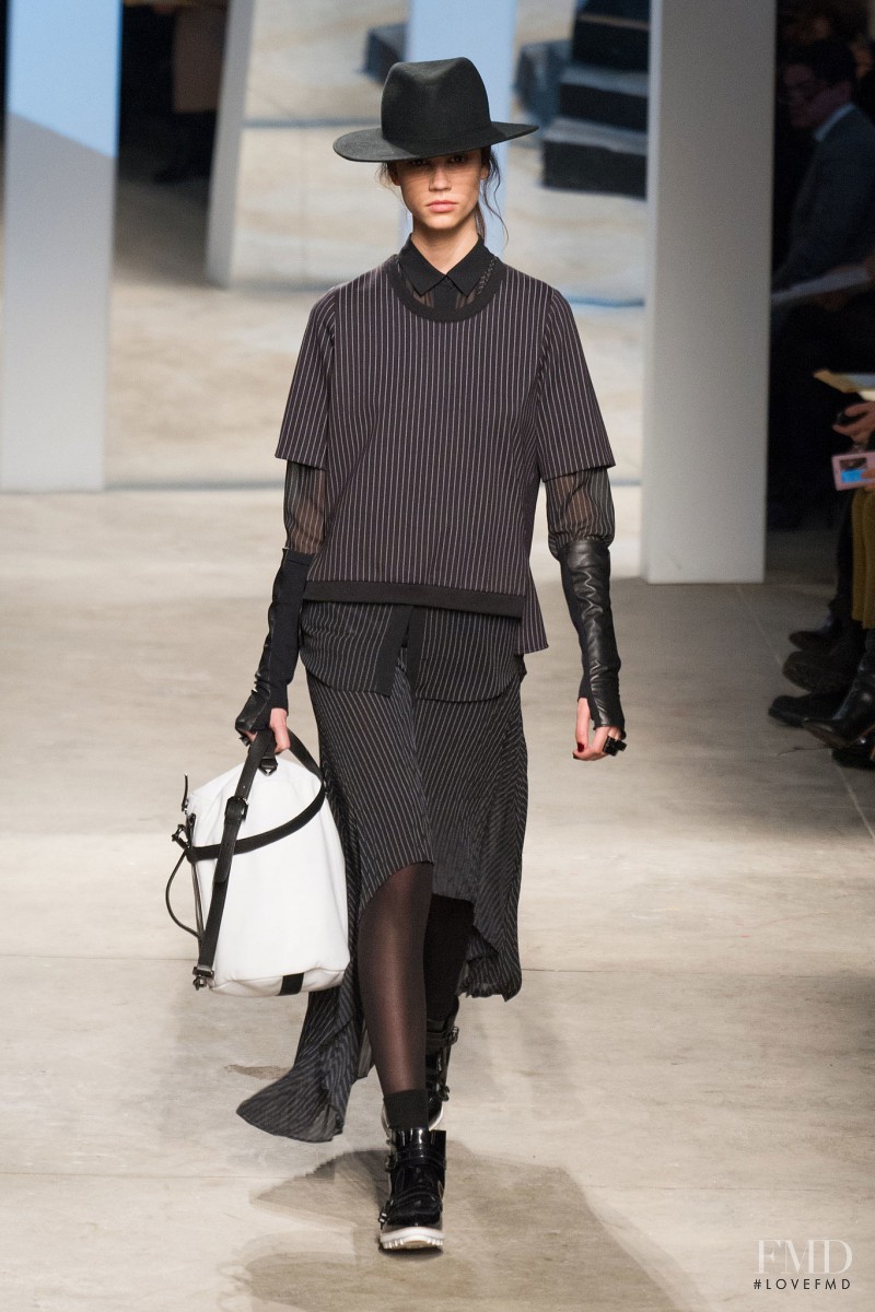 Antonina Petkovic featured in  the Kenneth Cole fashion show for Autumn/Winter 2014