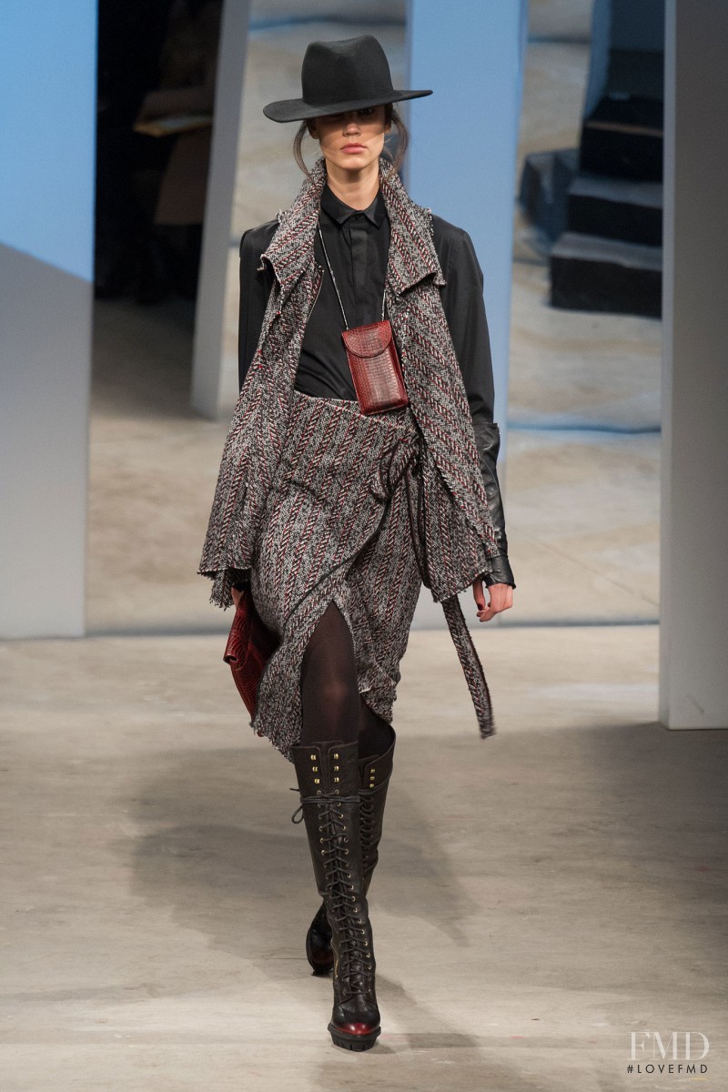 Antonina Petkovic featured in  the Kenneth Cole fashion show for Autumn/Winter 2014