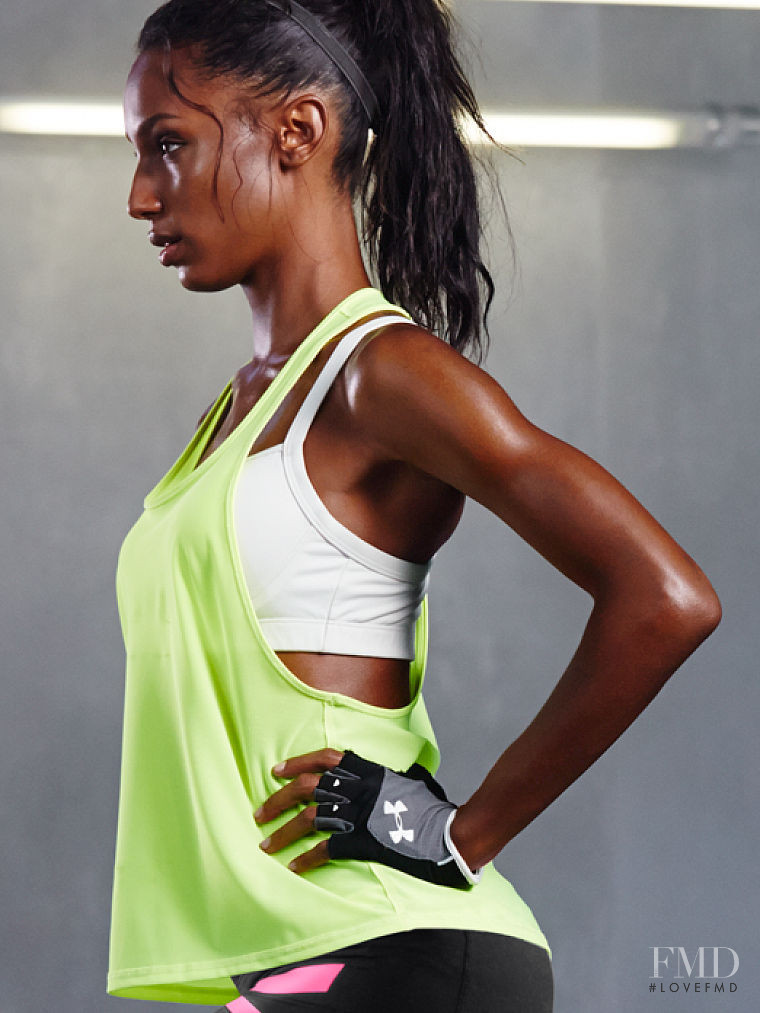 Jasmine Tookes featured in  the Victoria\'s Secret VSX catalogue for Autumn/Winter 2015