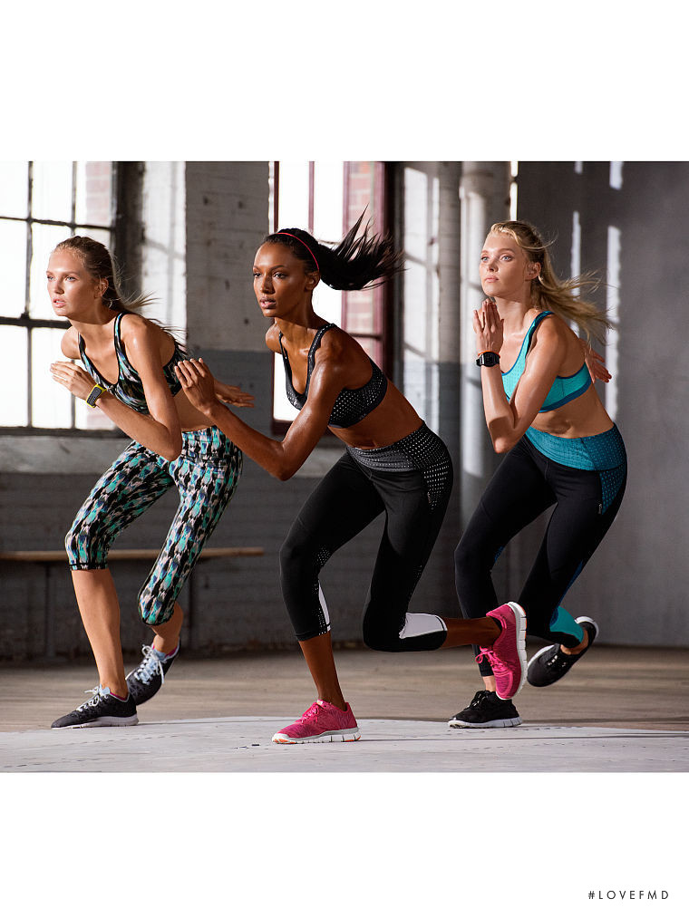 Jasmine Tookes featured in  the Victoria\'s Secret VSX catalogue for Autumn/Winter 2015