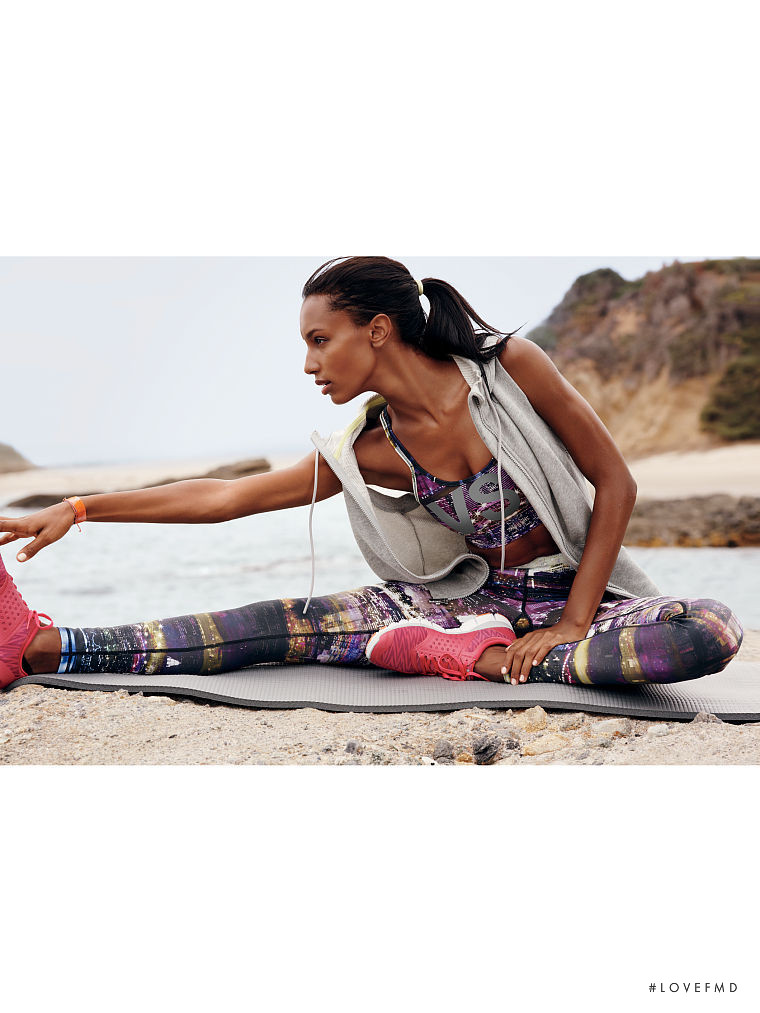 Jasmine Tookes featured in  the Victoria\'s Secret VSX catalogue for Autumn/Winter 2015