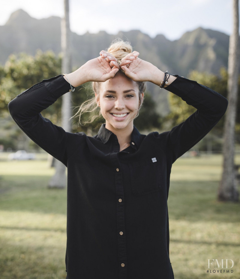 Charly Jordan featured in  the tentree lookbook for Spring/Summer 2018