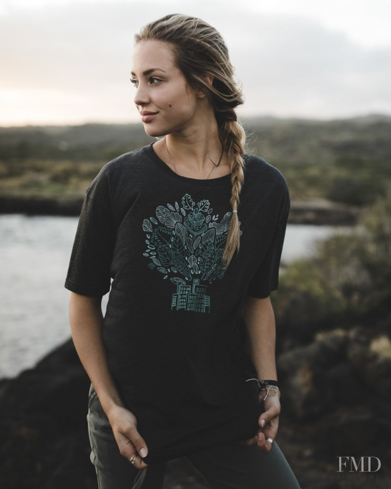 Charly Jordan featured in  the tentree lookbook for Spring/Summer 2018