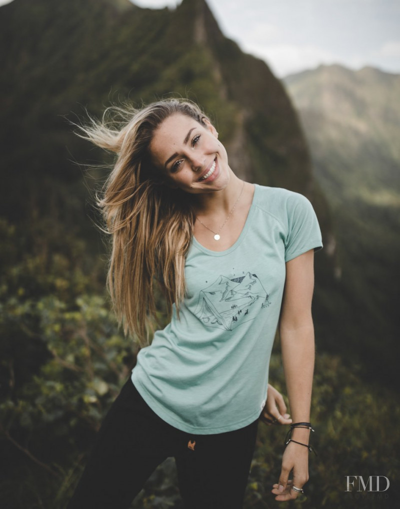 Charly Jordan featured in  the tentree lookbook for Spring/Summer 2018