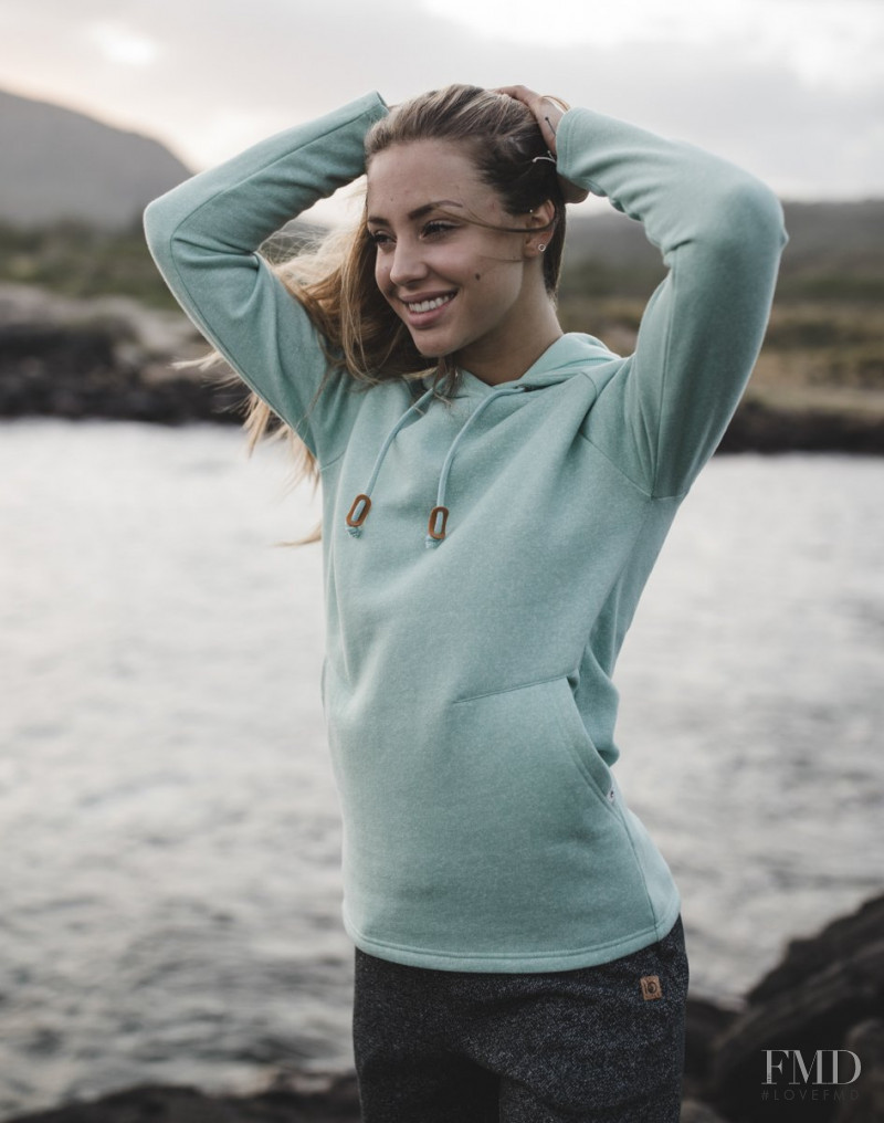 Charly Jordan featured in  the tentree lookbook for Spring/Summer 2018