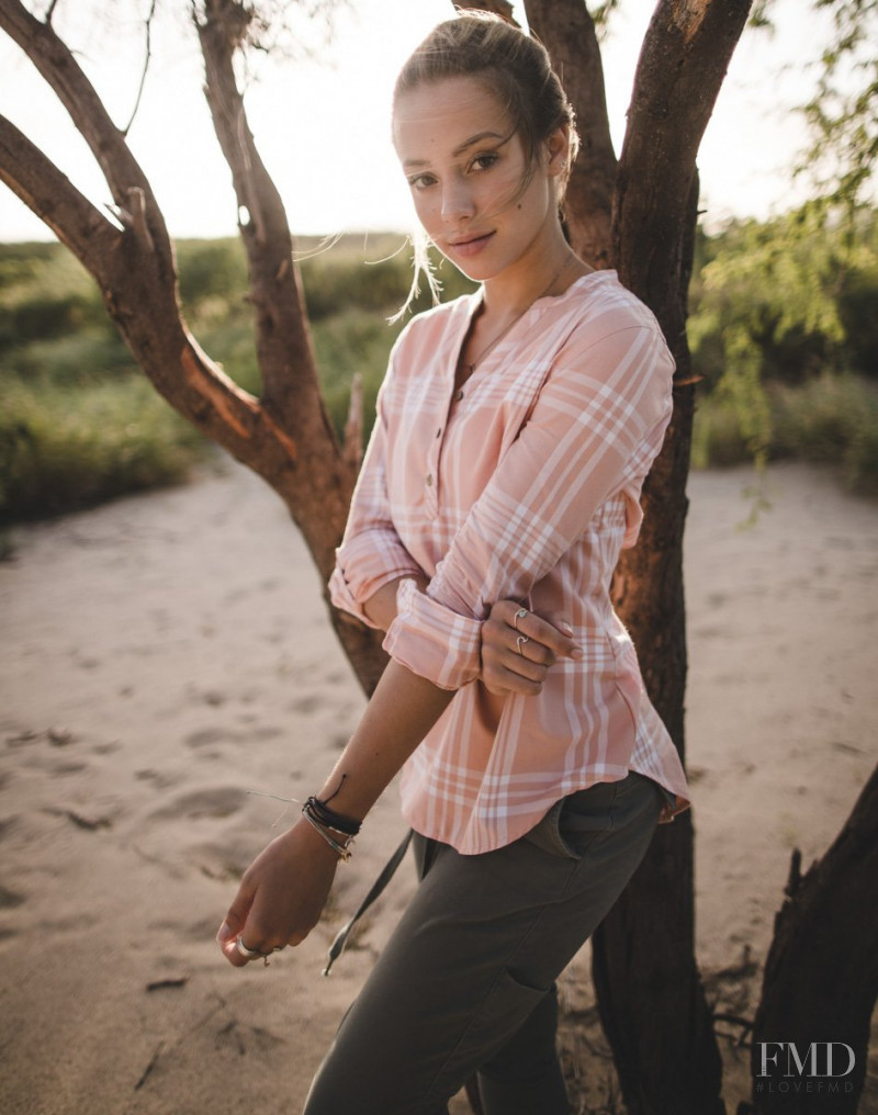 Charly Jordan featured in  the tentree lookbook for Spring/Summer 2018