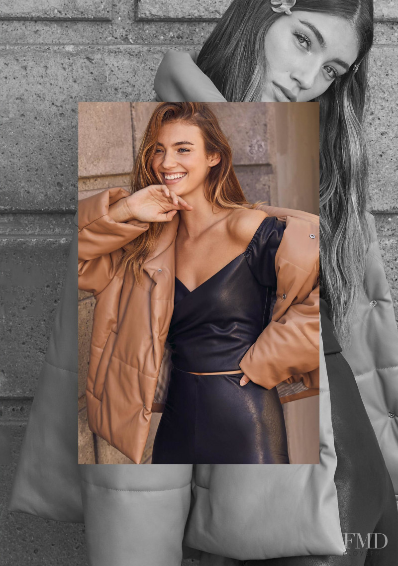 Lorena Rae featured in  the Lulus lookbook for Resort 2020