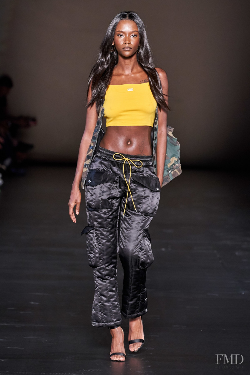 Riley Montana featured in  the Kith fashion show for Spring/Summer 2020