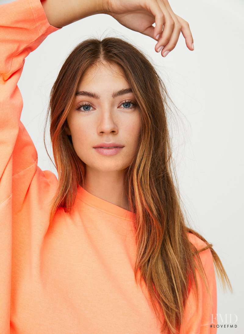 Lorena Rae featured in  the Aritzia catalogue for Autumn/Winter 2019