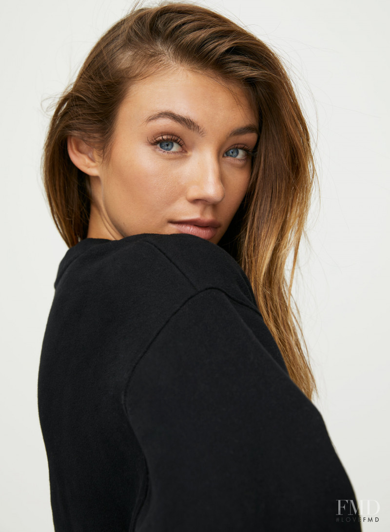 Lorena Rae featured in  the Aritzia catalogue for Autumn/Winter 2019