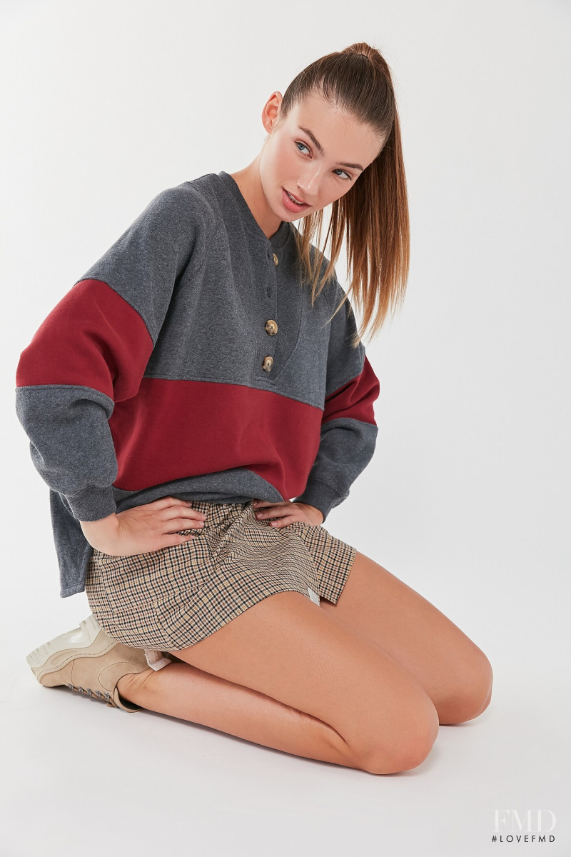 Lorena Rae featured in  the Urban Outfitters catalogue for Autumn/Winter 2019