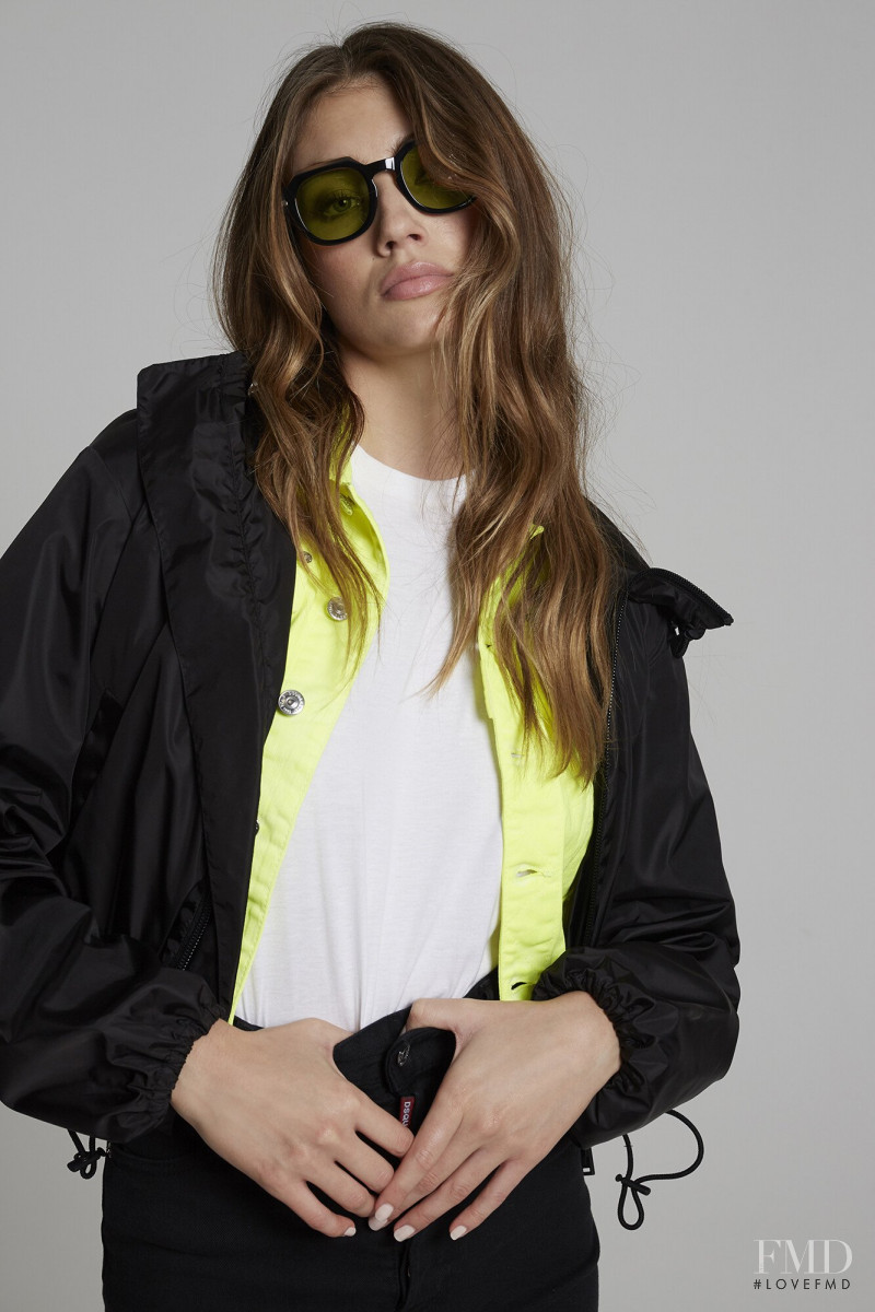 Lorena Rae featured in  the DSquared2 catalogue for Spring/Summer 2020