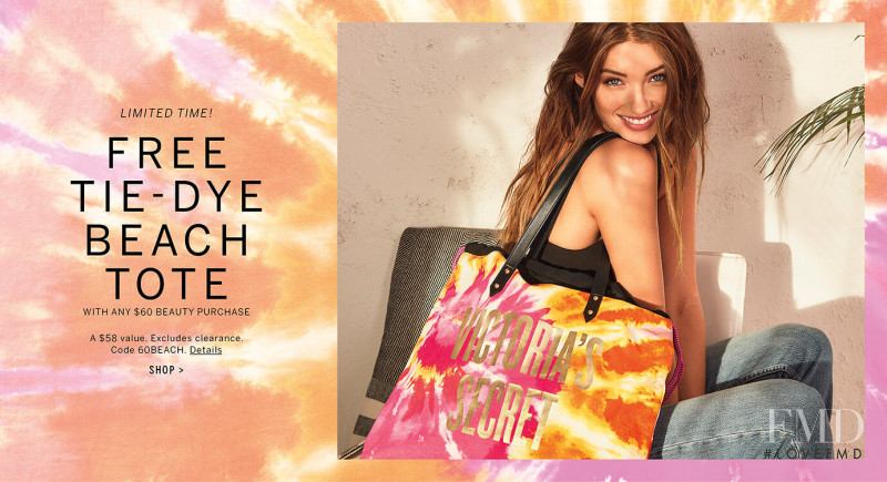 Lorena Rae featured in  the Victoria\'s Secret Beauty advertisement for Spring/Summer 2019