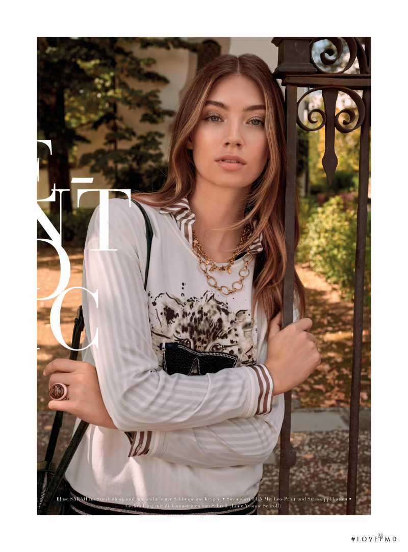 Lorena Rae featured in  the Sportalm lookbook for Spring/Summer 2019