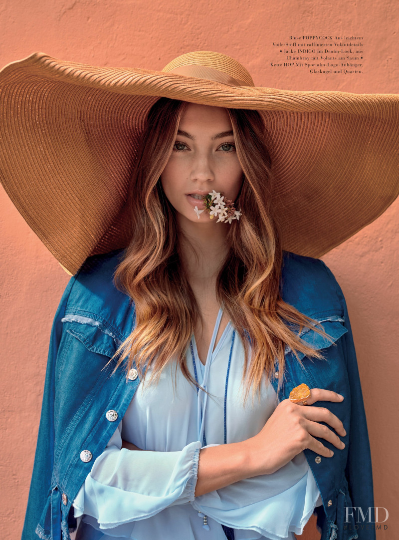 Lorena Rae featured in  the Sportalm lookbook for Spring/Summer 2019