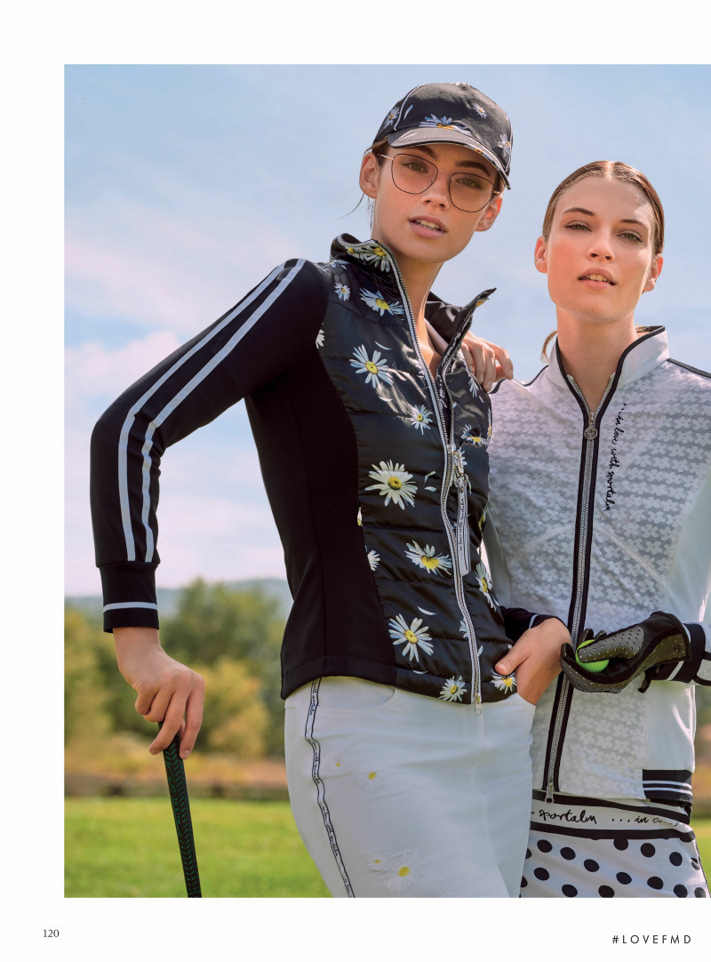 Lorena Rae featured in  the Sportalm lookbook for Spring/Summer 2019