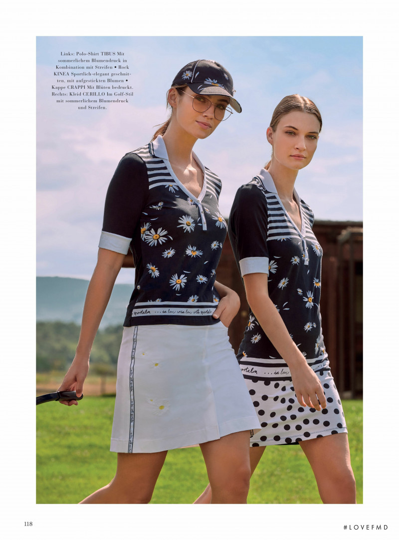 Lorena Rae featured in  the Sportalm lookbook for Spring/Summer 2019