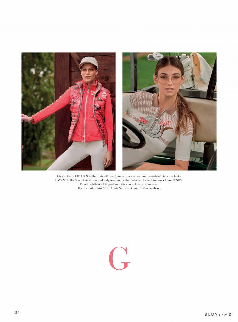 Lorena Rae featured in  the Sportalm lookbook for Spring/Summer 2019