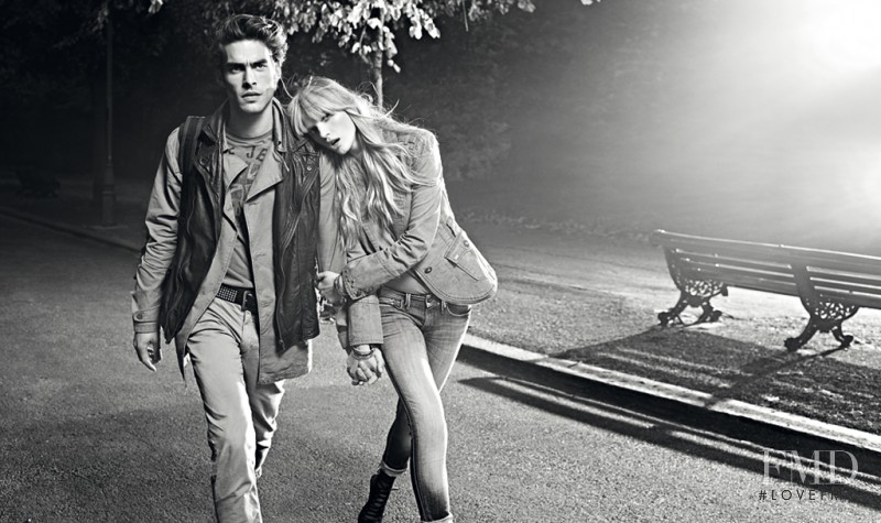 Anne Vyalitsyna featured in  the Pepe Jeans London advertisement for Spring/Summer 2011