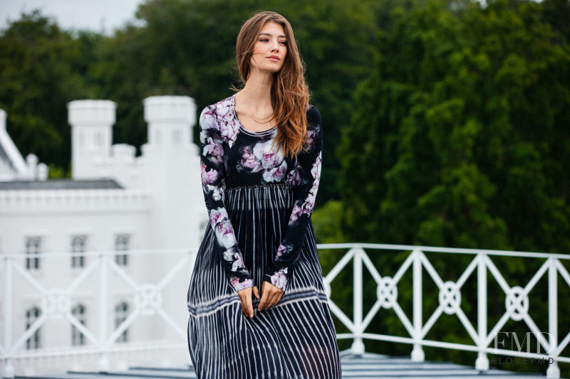 Lorena Rae featured in  the Beate Heymann lookbook for Spring/Summer 2018