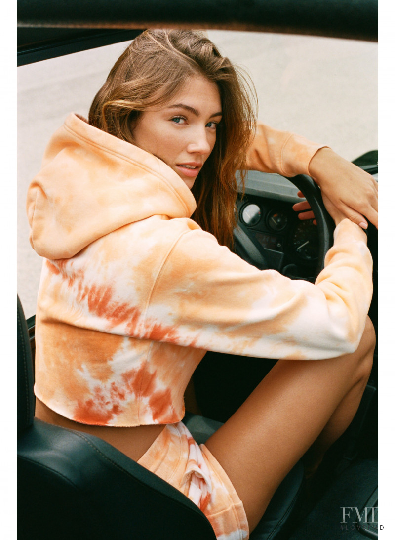 Lorena Rae featured in  the Aritzia catalogue for Pre-Fall 2019