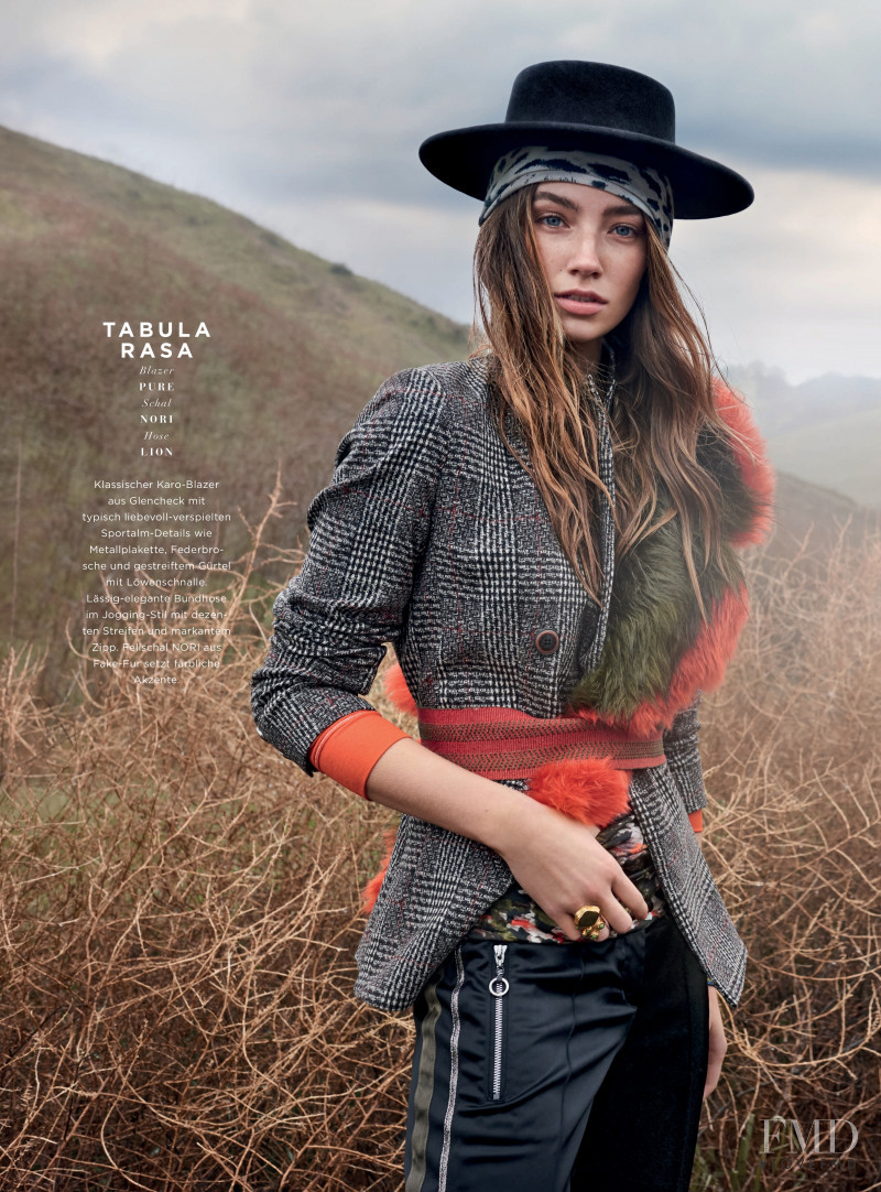 Lorena Rae featured in  the Sportalm catalogue for Autumn/Winter 2018