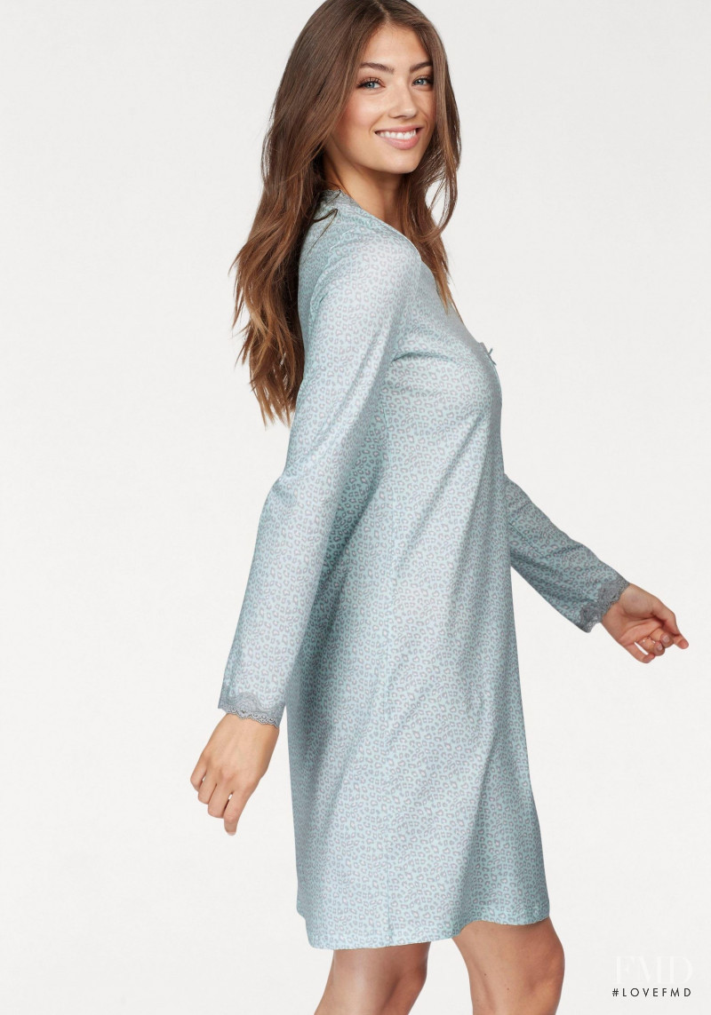 Lorena Rae featured in  the Ringella lookbook for Winter 2018