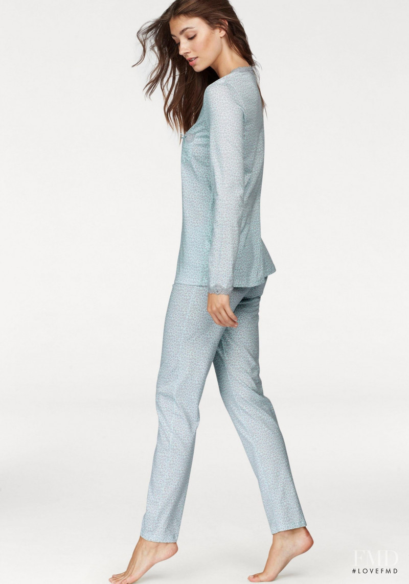 Lorena Rae featured in  the Ringella lookbook for Winter 2018
