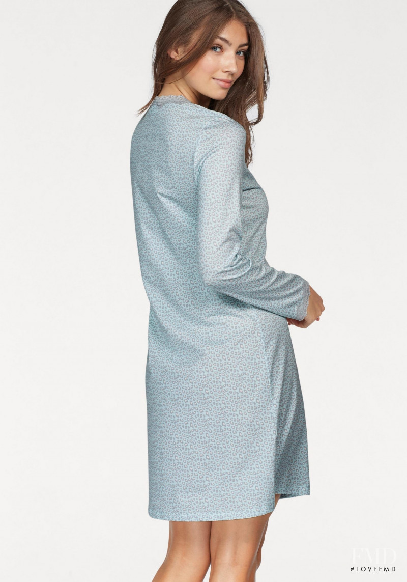 Lorena Rae featured in  the Ringella lookbook for Winter 2018