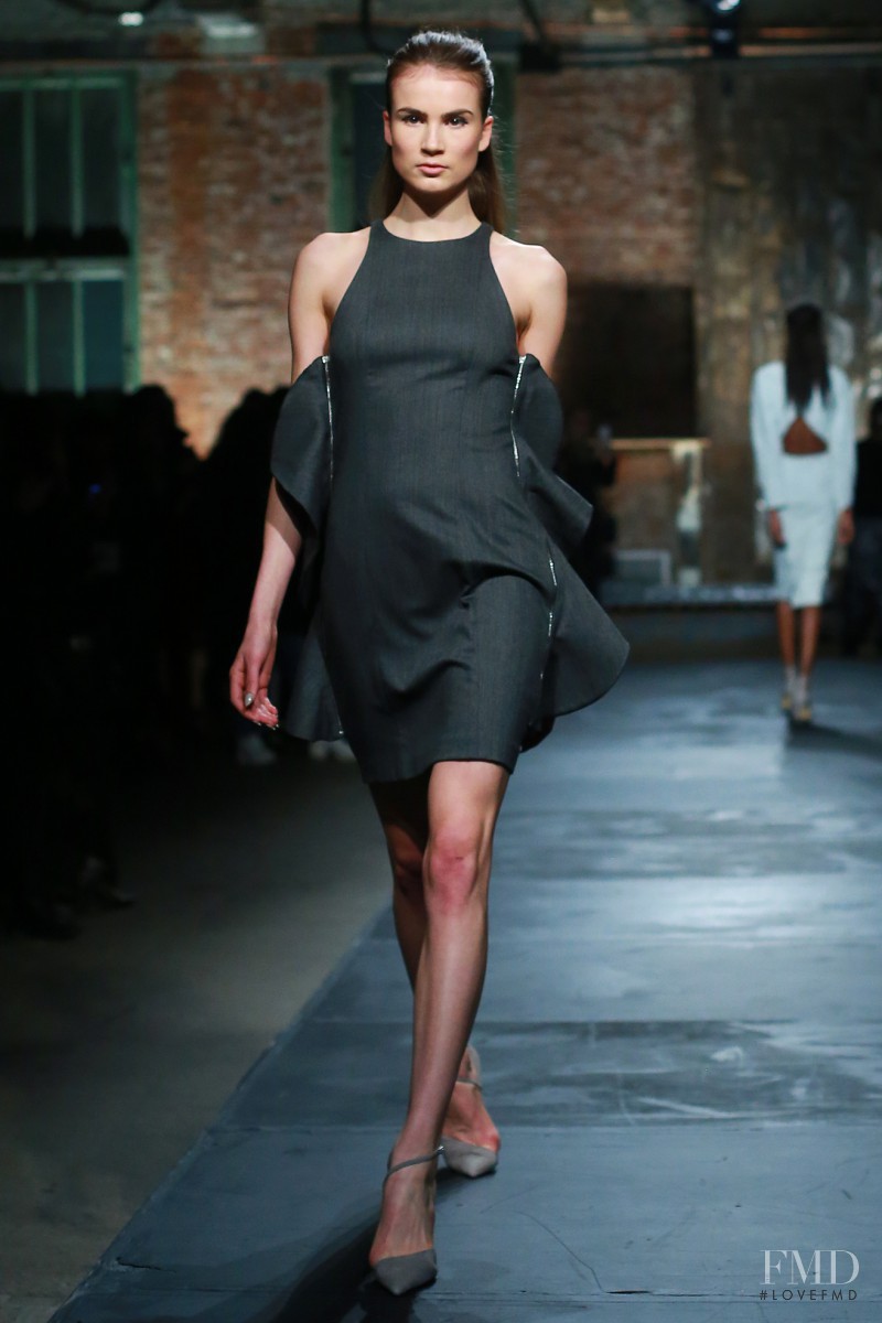 Andrea Jorgensen featured in  the Kaelen fashion show for Autumn/Winter 2014