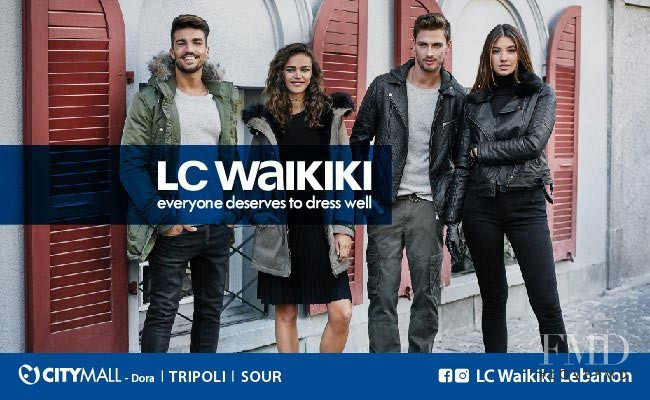 Lorena Rae featured in  the LC Waikiki advertisement for Autumn/Winter 2018